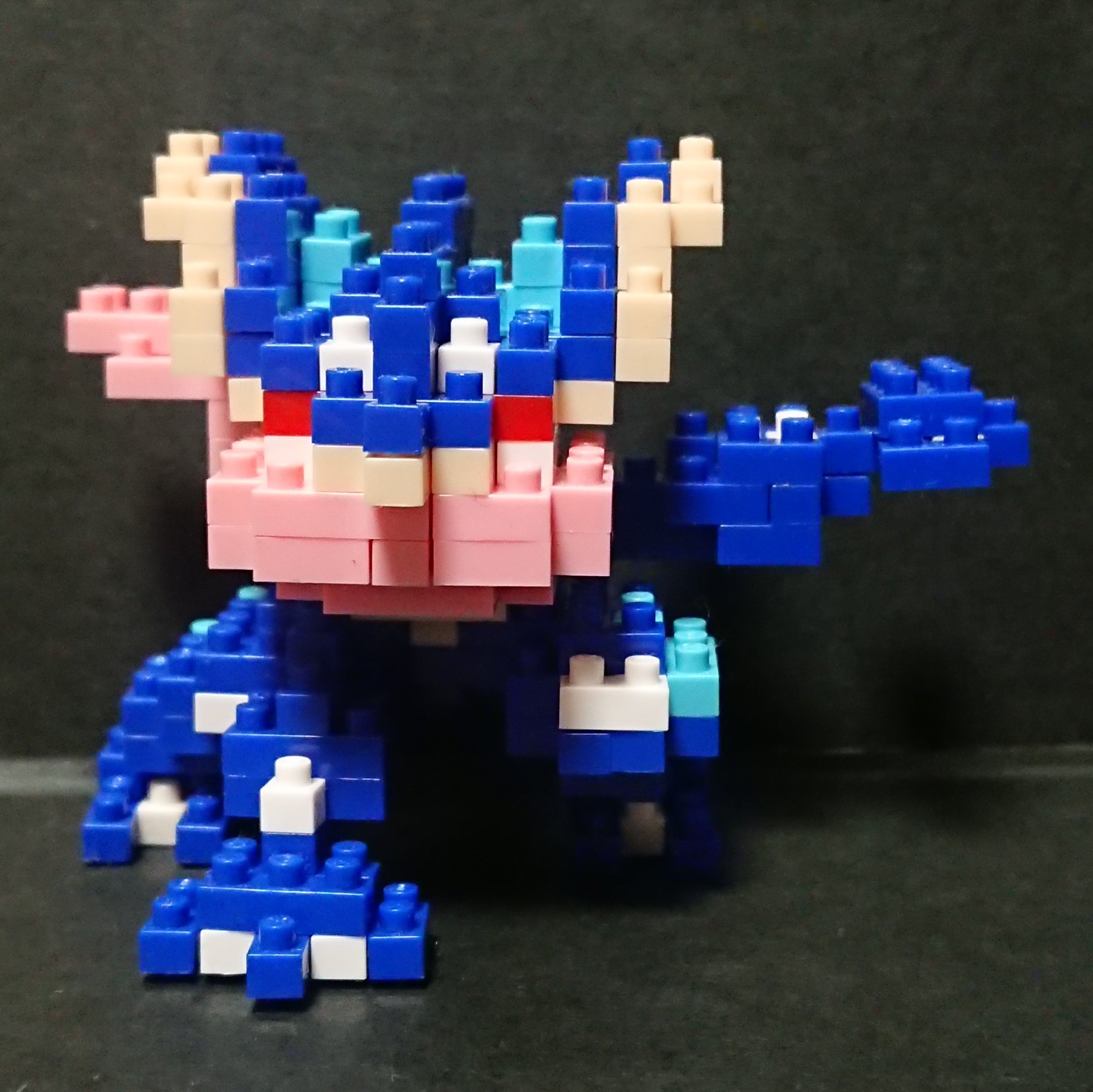 Greninja (แบบประกอบ) ของแท้ JP - Nanoblock Kawada [เลโก้โปเกมอน]