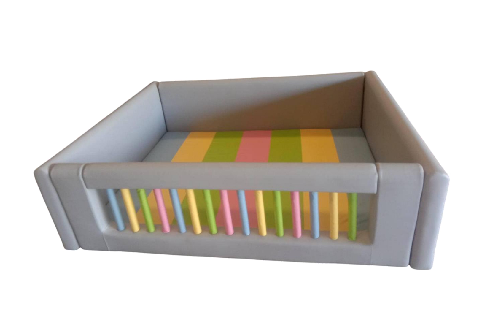 คอกกั้น ไม่มีประตู, คอกกั้นเด็ก,เตียงเด็ก,เบาะหนังนุ่มนิ่ม softplay, indoor playground kidszone ,สวนสนุกในร่ม ,รับสั่งทำบ่อบอล เตียงเด็กตามขนาด ขนาด 3,5,6x6.5 ฟุต