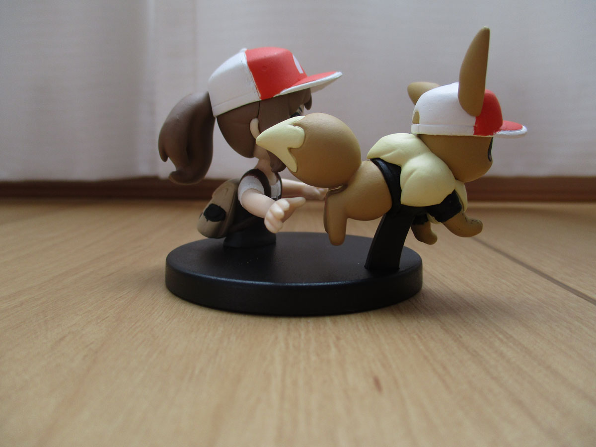 Eevee & Trainer ของแท้ JP - Pokemon Center [โมเดลโปเกมอน] (2 ตัว)