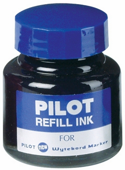 หมึกเติมปากกาไวท์บอร์ด [PILOT] 30cc. น้ำเงิน