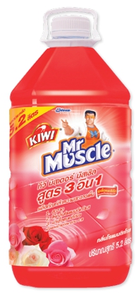 น้ำยาถูพื้น [Mr.มัสเซิล] 5.2ลิตร สีแดง