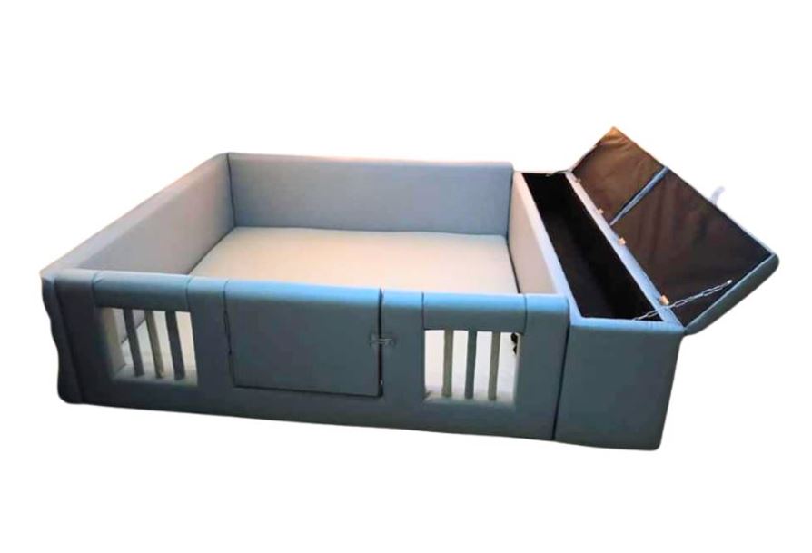 คอกกั้น มีช่องเก็บของ ชุดB, คอกกั้นเด็ก,เตียงเด็ก,เบาะหนังนุ่มนิ่ม softplay, indoor playground kidszone ,สวนสนุกในร่ม ,รับสั่งทำบ่อบอล เตียงเด็กตามขนาด ขนาด 5-6x6.5 ฟุต