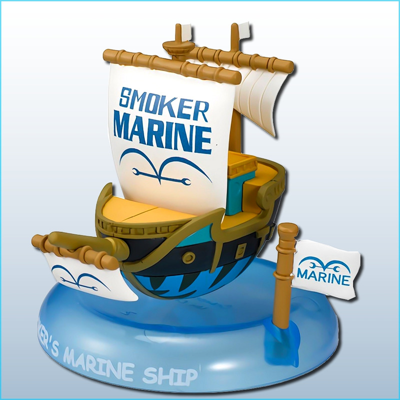 Smoker Marine Ship ของแท้ JP แมวทอง - Yura Cole Megahouse [โมเดลเรือวันพีช]