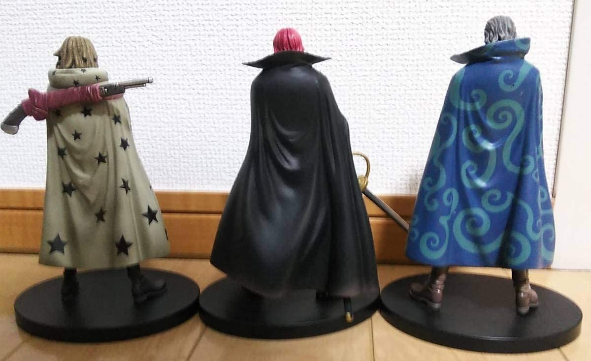 Red Hair Pirates Set ของแท้ JP แมวทอง - Grandline Men Banpresto [โมเดลวันพีช] (3 ตัว)