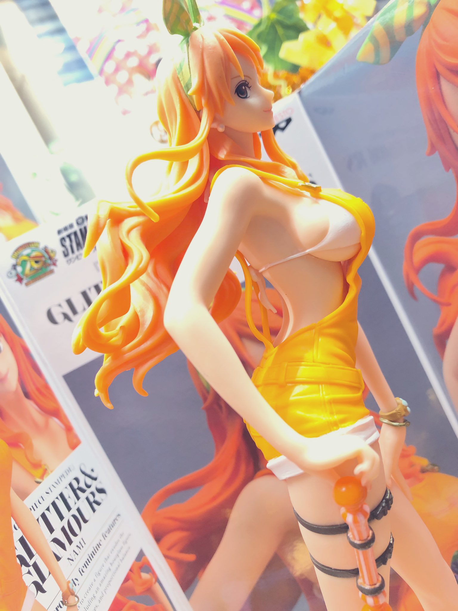 Nami Stampede ของแท้ JP แมวทอง - Glitter & Glamours Banpresto [โมเดลวันพีช]