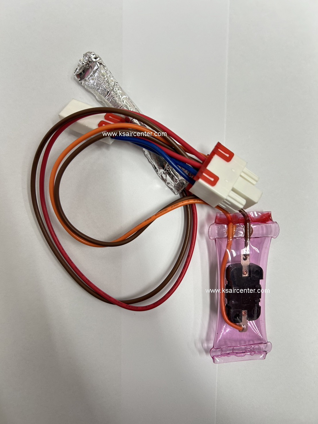 ไบเมนทอล + ฟิวส์ ตู้เย็น LG (หุ้มฟอยล์) แจ๊คขาว