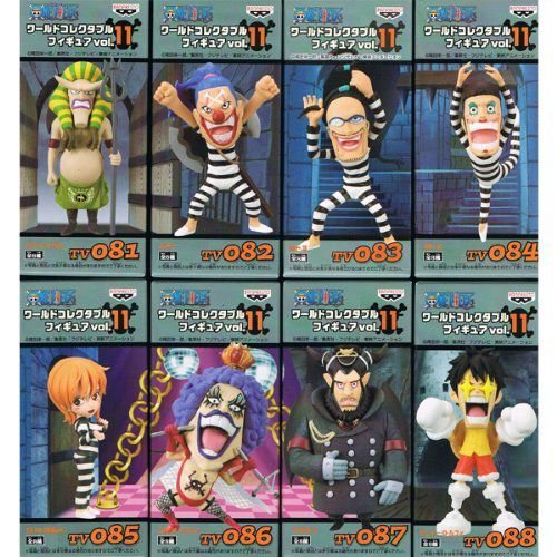 Impel Down Set ของแท้ JP แมวทอง - WCF Banpresto [โมเดลวันพีช] (8 ตัว)