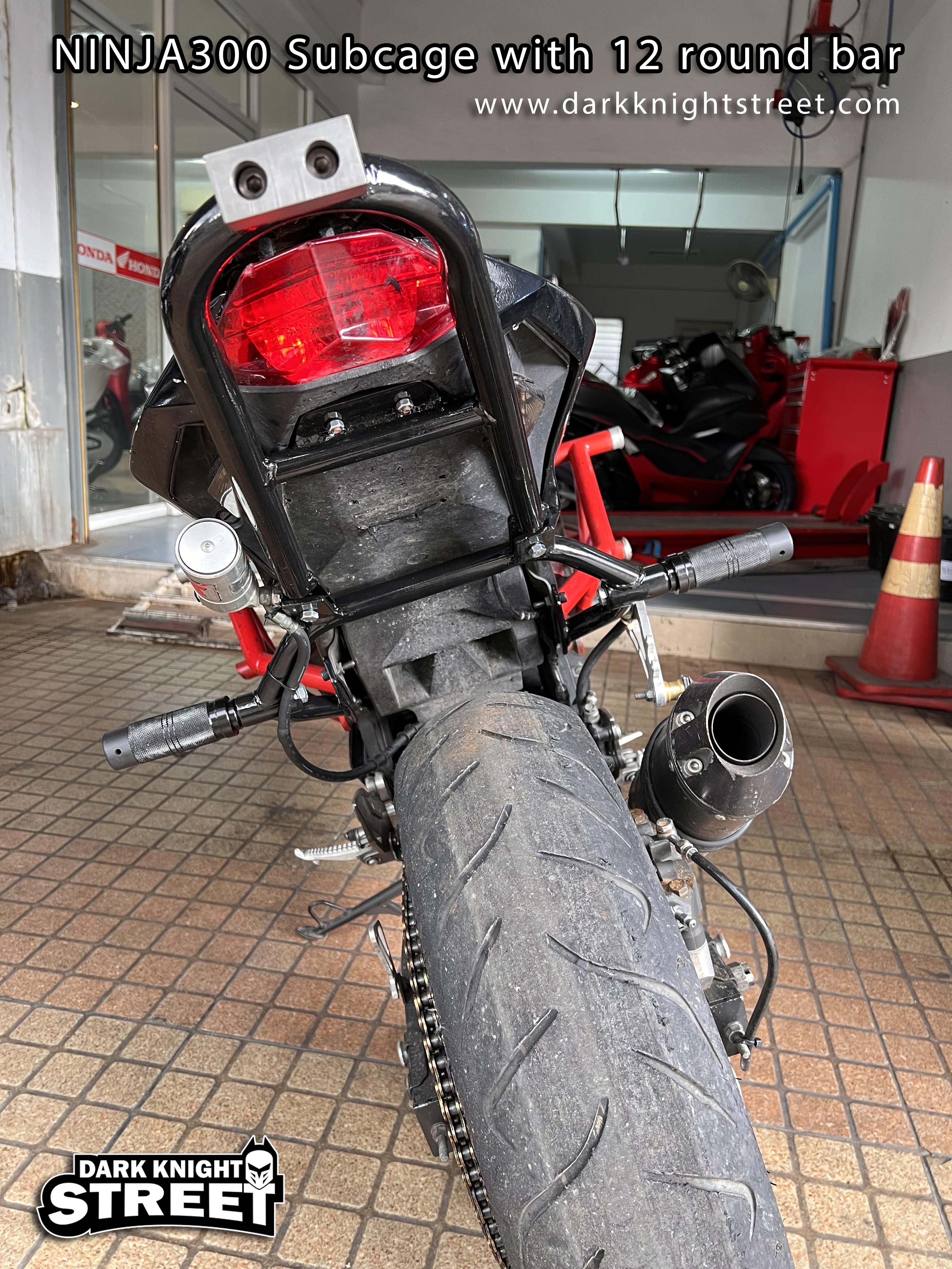 Kawasaki NINJA300 new subcage with 12 round bar add titanium