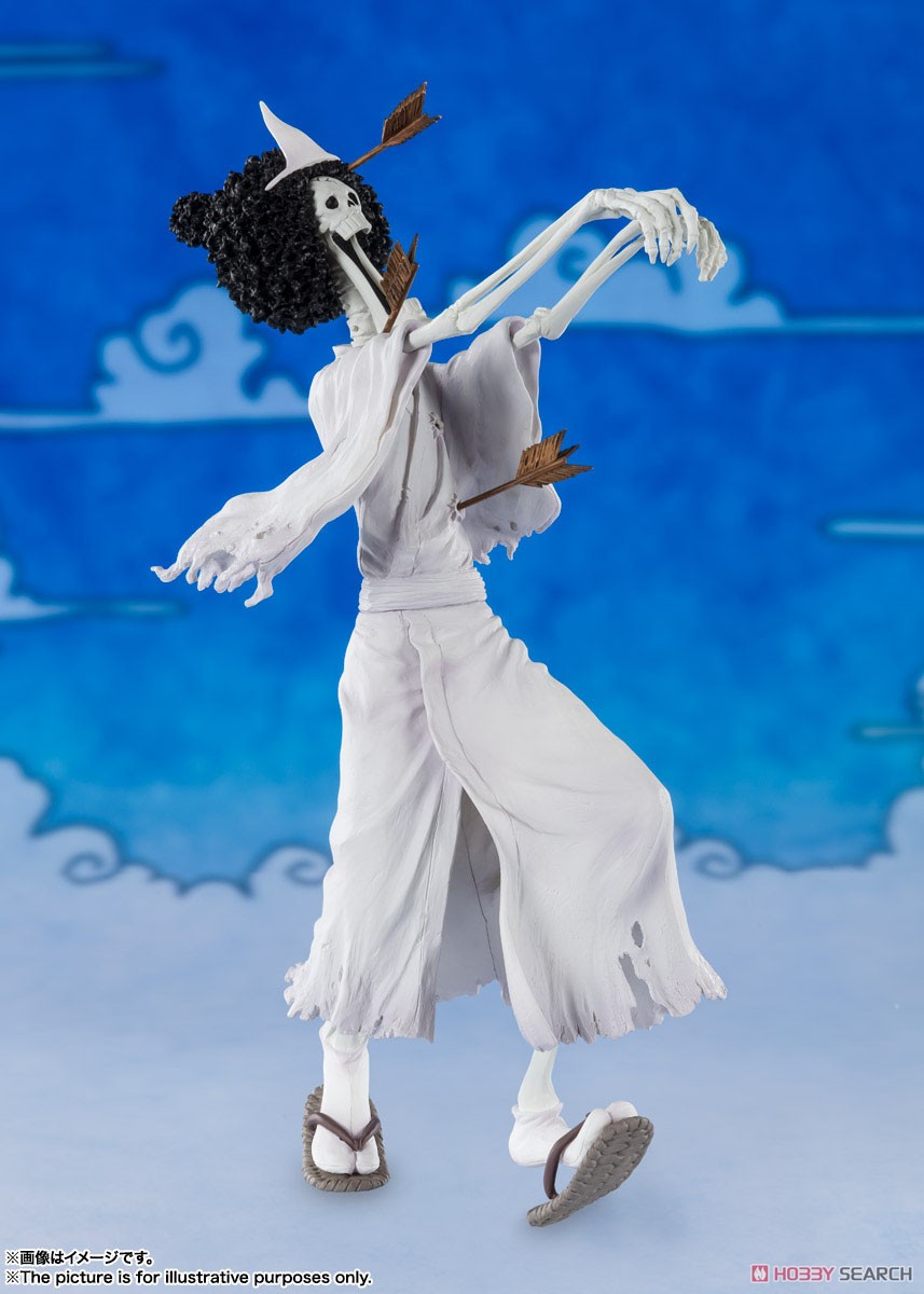 Brook Wano & Tama ของแท้ JP แมวทอง - Figuarts Zero Bandai [โมเดลวันพีช] (2 ตัว)