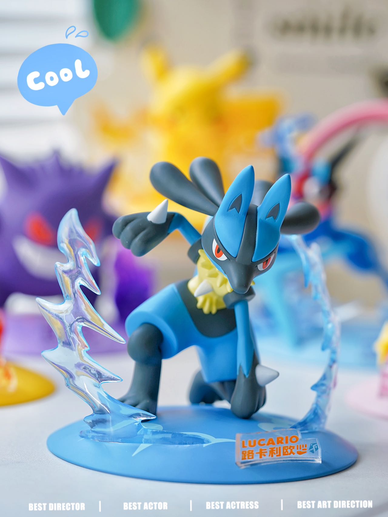Lucario ของแท้ - Prime Figure Mini Funism [โมเดลโปเกมอน]
