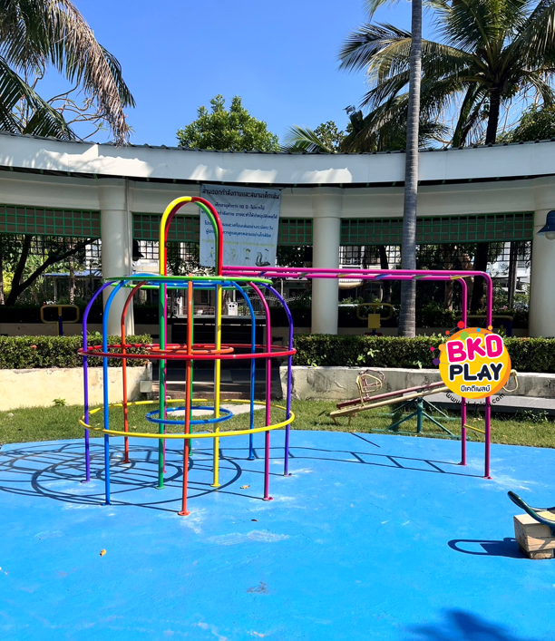 โดมกลมมีบาร์ไต่, เครื่องเล่นสนามกลางแจ้ง , เครื่องเล่นสนามแบบเหล็ก,ชิงช้า,สไลเดอร์,โยกเยกเหล็ก, ม้าหมุน, OutdoorPlayground, ราคาโรงงาน ขนาด 130x250x130 ซม