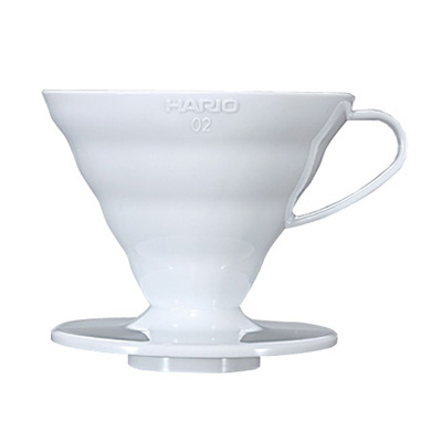Hario v60 Coffee Dripper 02 White (Plastic) - VD-02W