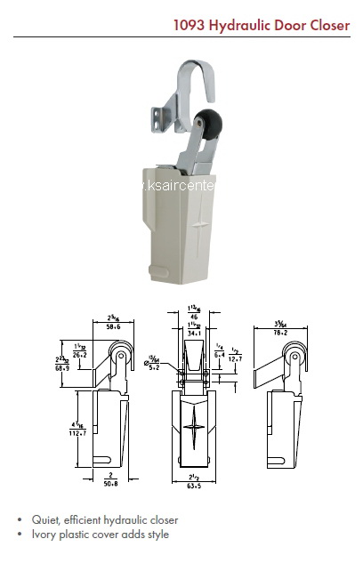 ตัวล๊อคประตูห้องเย็นไฮดรอลิก (มีล้อ) KASON