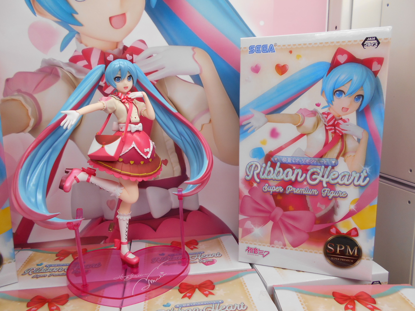 Miku Ribbon Heart ของแท้ JP - Super Premium Sega [โมเดล Project DIVA]