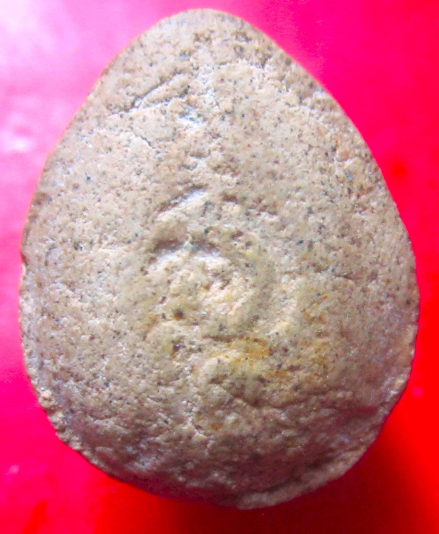 พระปิดตา หลังยันต์ เนื้อผงว่านมวลสารเก่าคับ