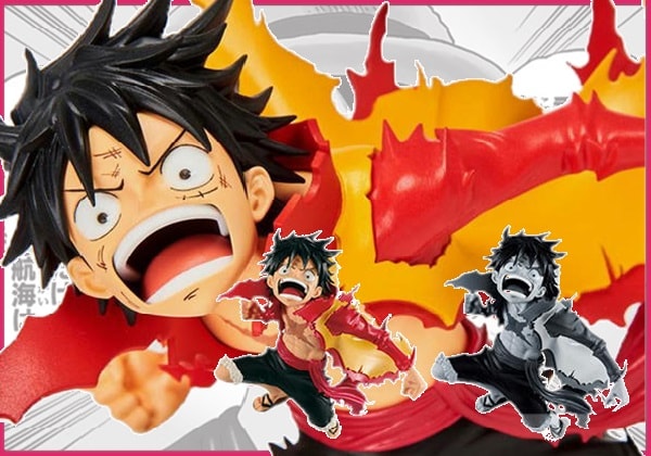 Luffy Film Z ของแท้ JP แมวทอง - Banpresto World Figure Colosseum [โมเดลวันพีช]