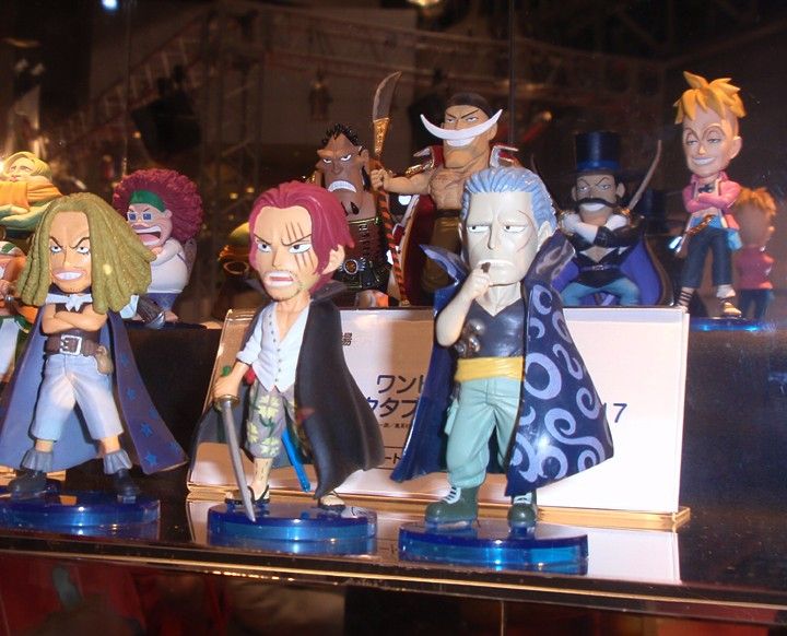 Whitebeard & Shanks Pirate Set ของแท้ JP แมวทอง - WCF Banpresto [โมเดลวันพีช] (8 ตัว)