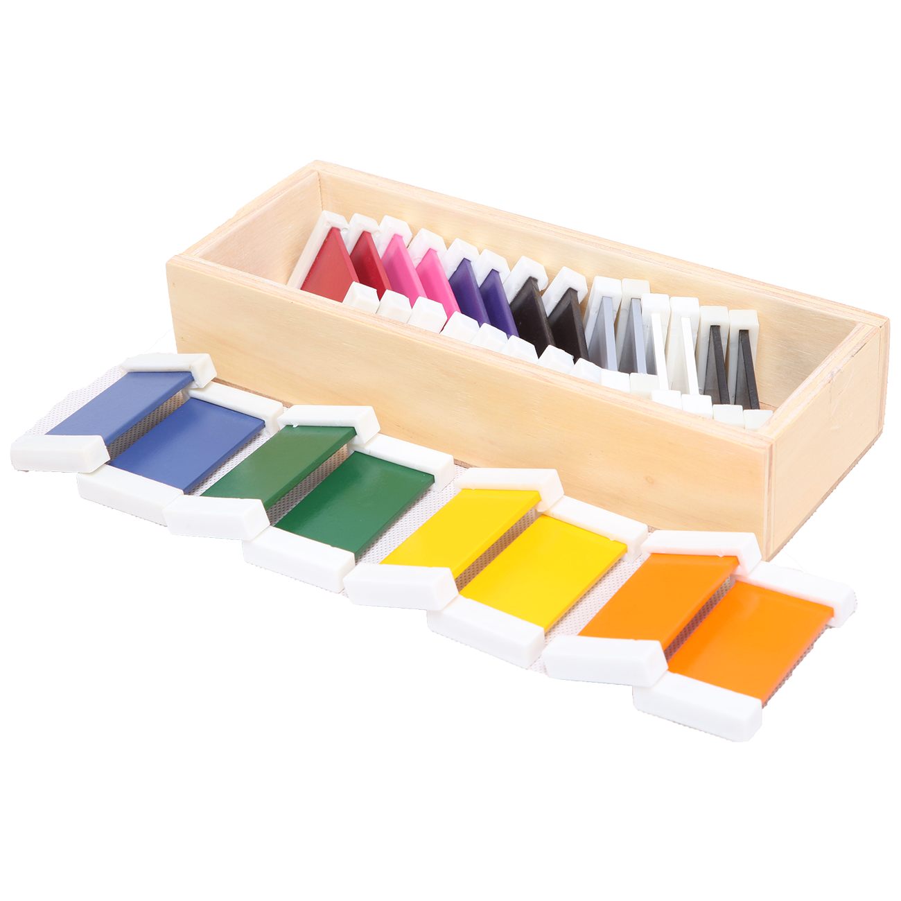 กล่องสี No.2 (11คู่) ของเล่นกล่องสีเสริมทักษะ ของเล่นเสริมพัฒนาการ ของเล่นเพื่อการเรียนรู้