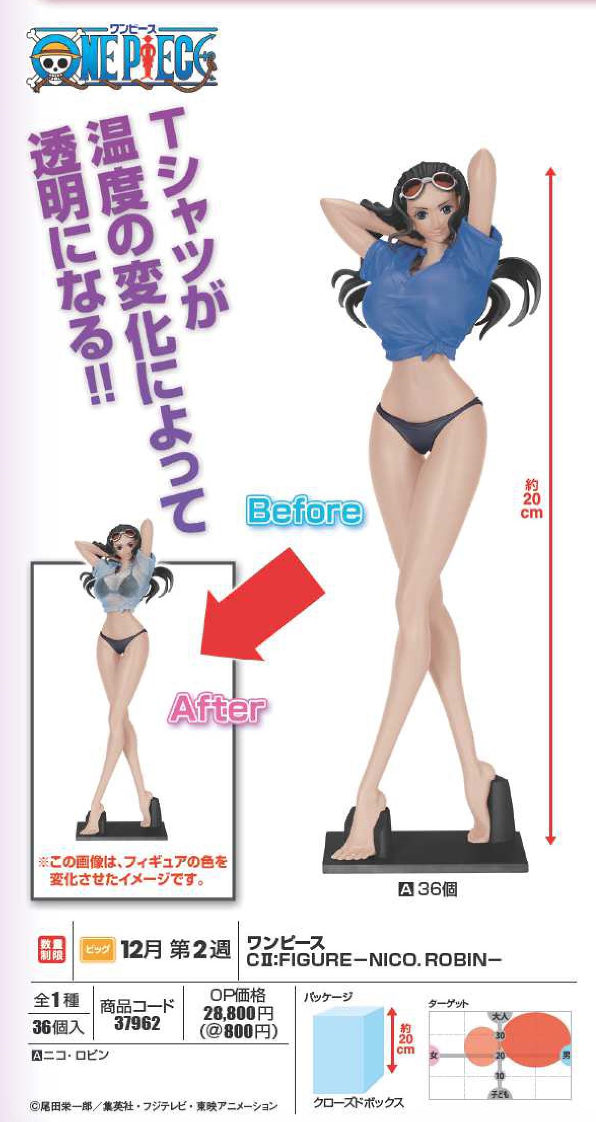 Robin ของแท้ JP แมวทอง - CII Banpresto [โมเดลวันพีช] (Color Change)