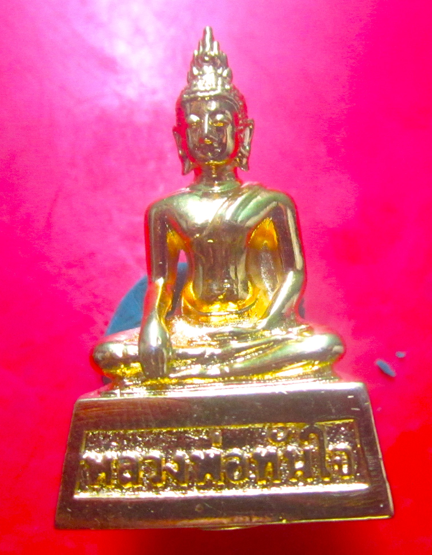 พระรูปหล่อ หลวงพ่อทันใจ วัดพระบรมธาตุ อ.บ้านตาก จ.ตาก รุ่นคชสาร1 พร้อมกล่อง ก้นหมายเลขสวย