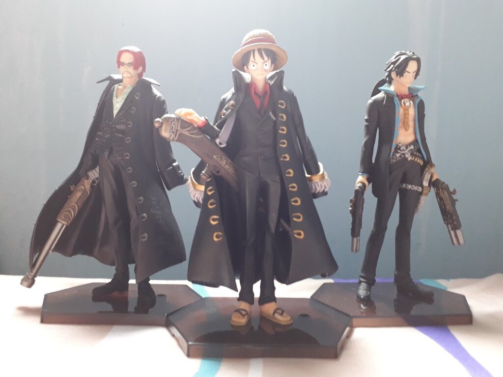 Strong World Set ของแท้ JP แมวทอง - Super Styling Bandai [โมเดลวันพีช] (3 ตัว)