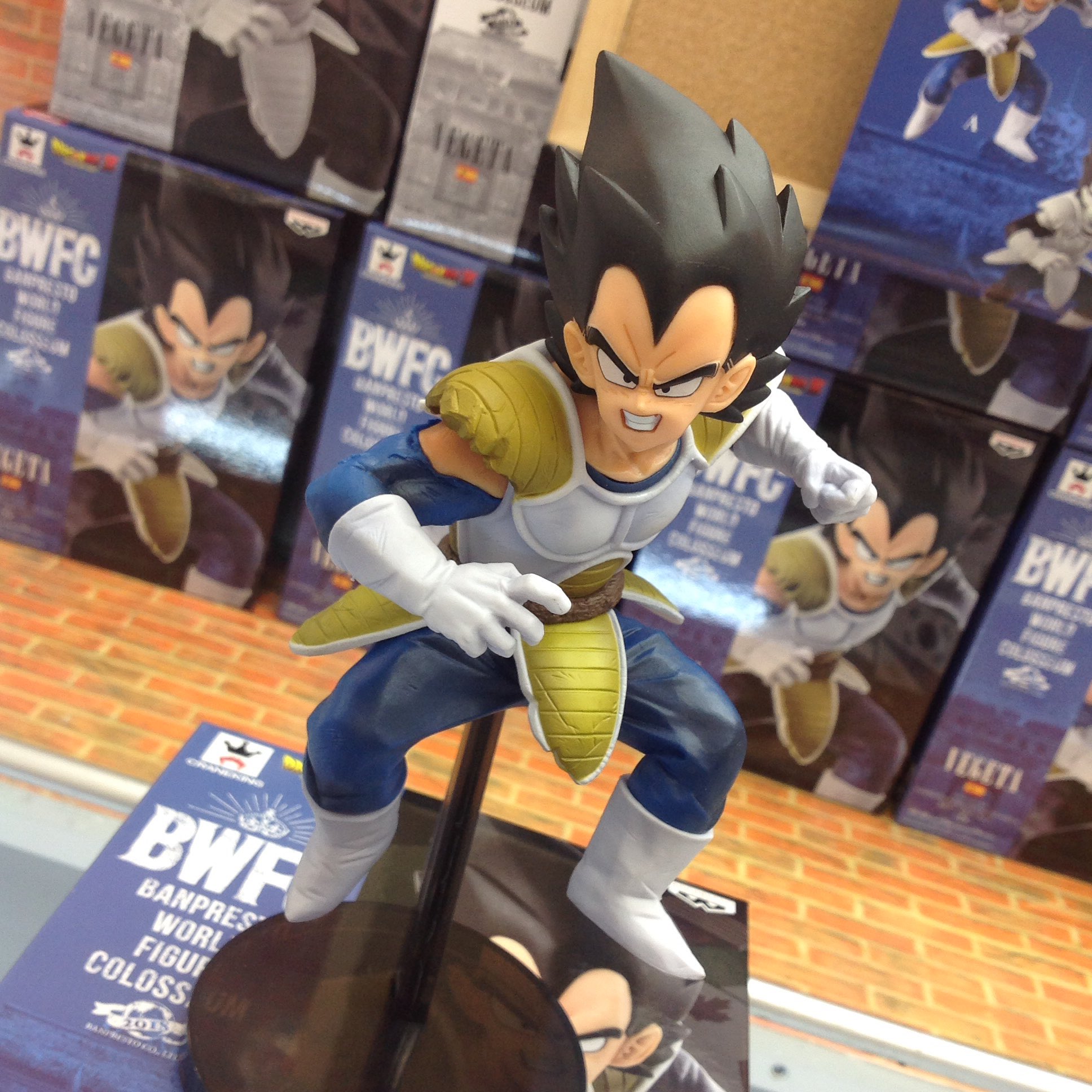 Vegeta ของแท้ JP แมวทอง - Banpresto World Figure Colosseum [โมเดลดราก้อนบอล]