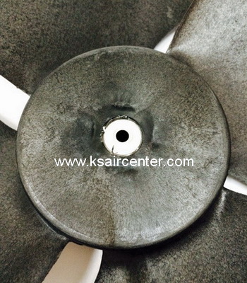 ใบพัดคอนเดนซิ่ง พลาสติก 16 นิ้ว แบบรูเล็ก