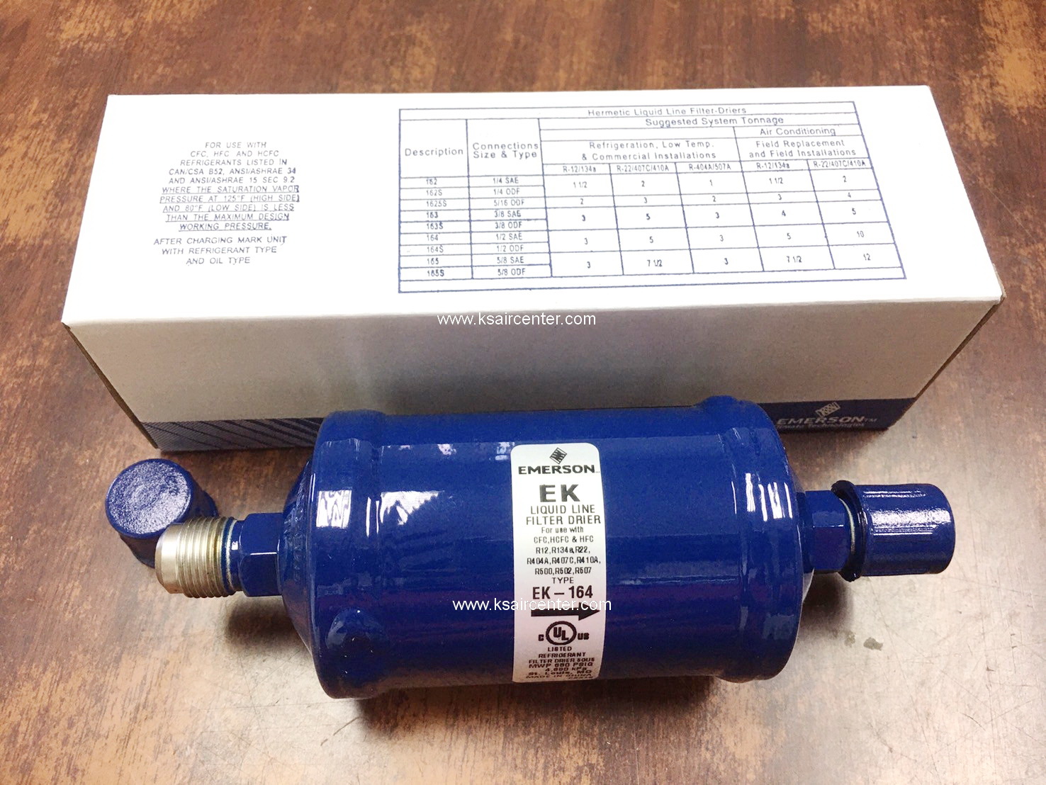 ไดเออร์ EMERSON (COPELAND) ขนาด 1/2 แบบแฟร์ (รหัสสินค้า 026001)