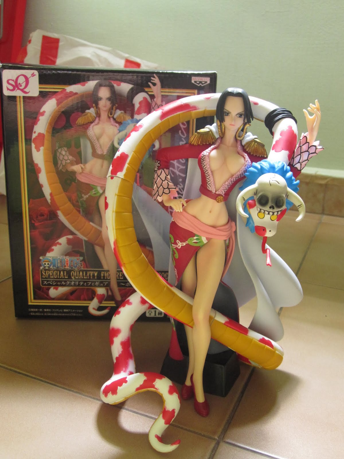 Boa Hancock ของแท้ JP แมวทอง - SQ Banpresto [โมเดลวันพีช]