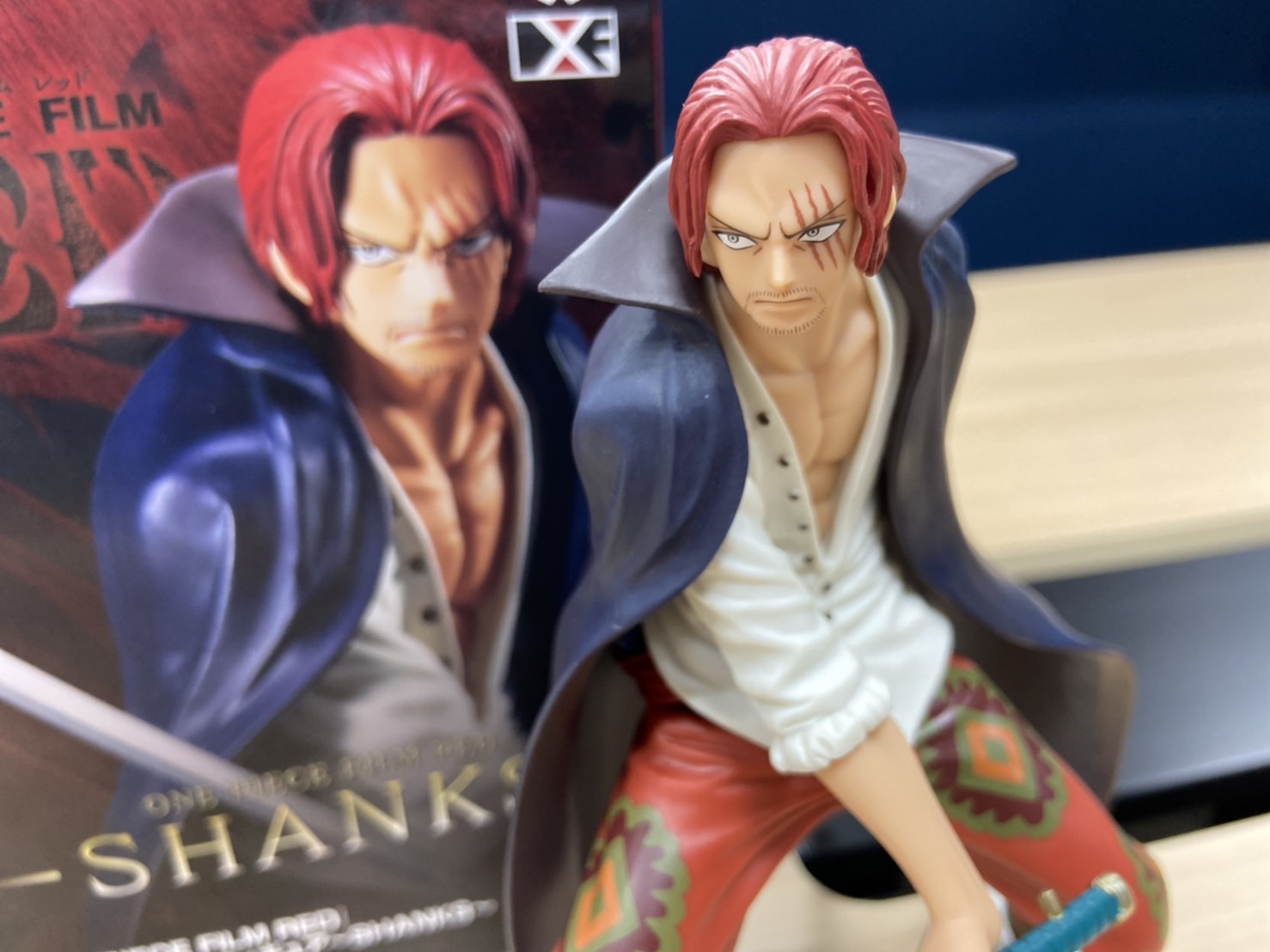 Shanks Film Red ของแท้ JP แมวทอง - DXF Banpresto [โมเดลวันพีช]