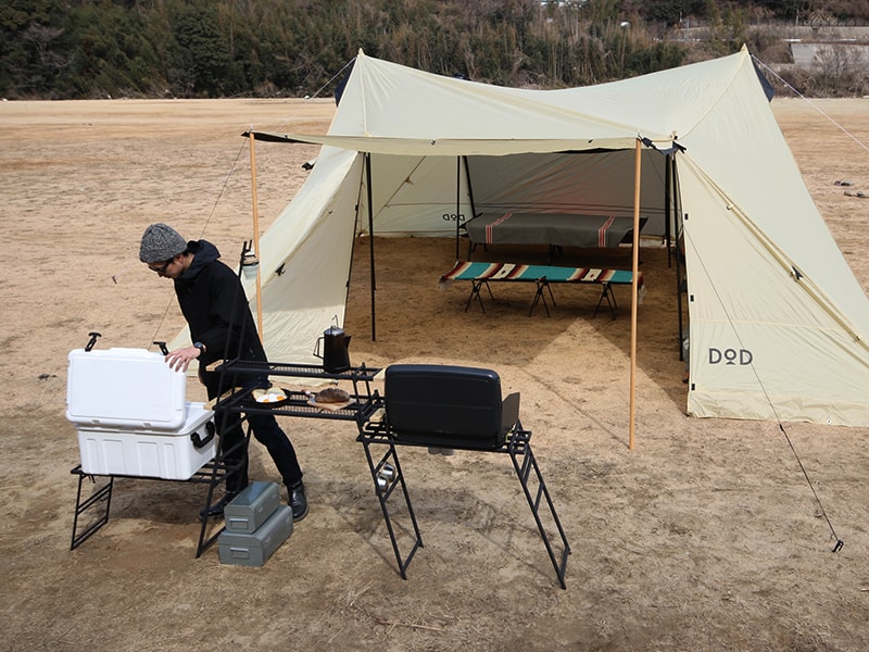 DoD Big Tarp Pole cm Wood XP5-507-WD