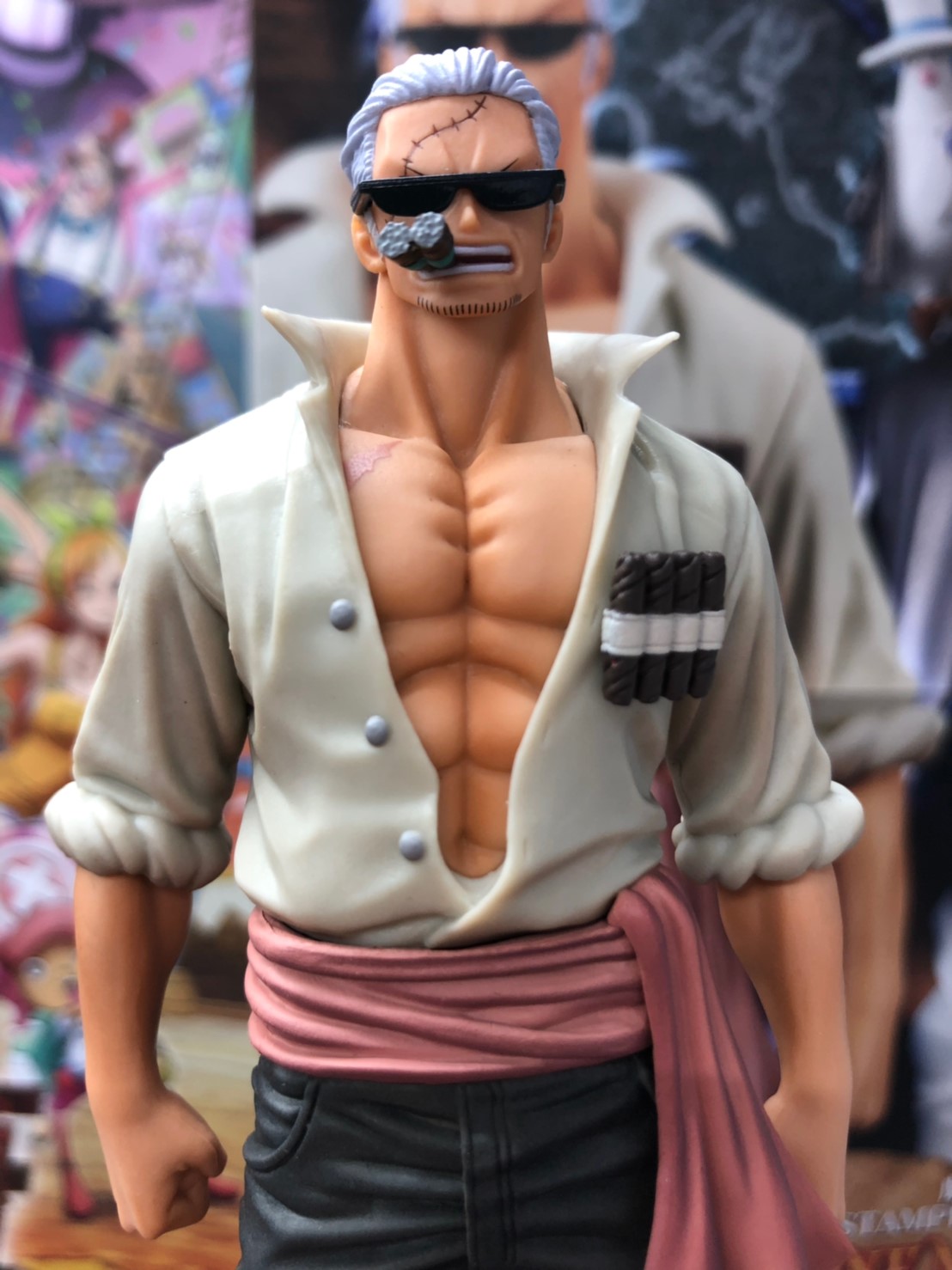 Smoker Stampede ของแท้ JP แมวทอง - Grandline Men Banpresto [โมเดลวันพีช]
