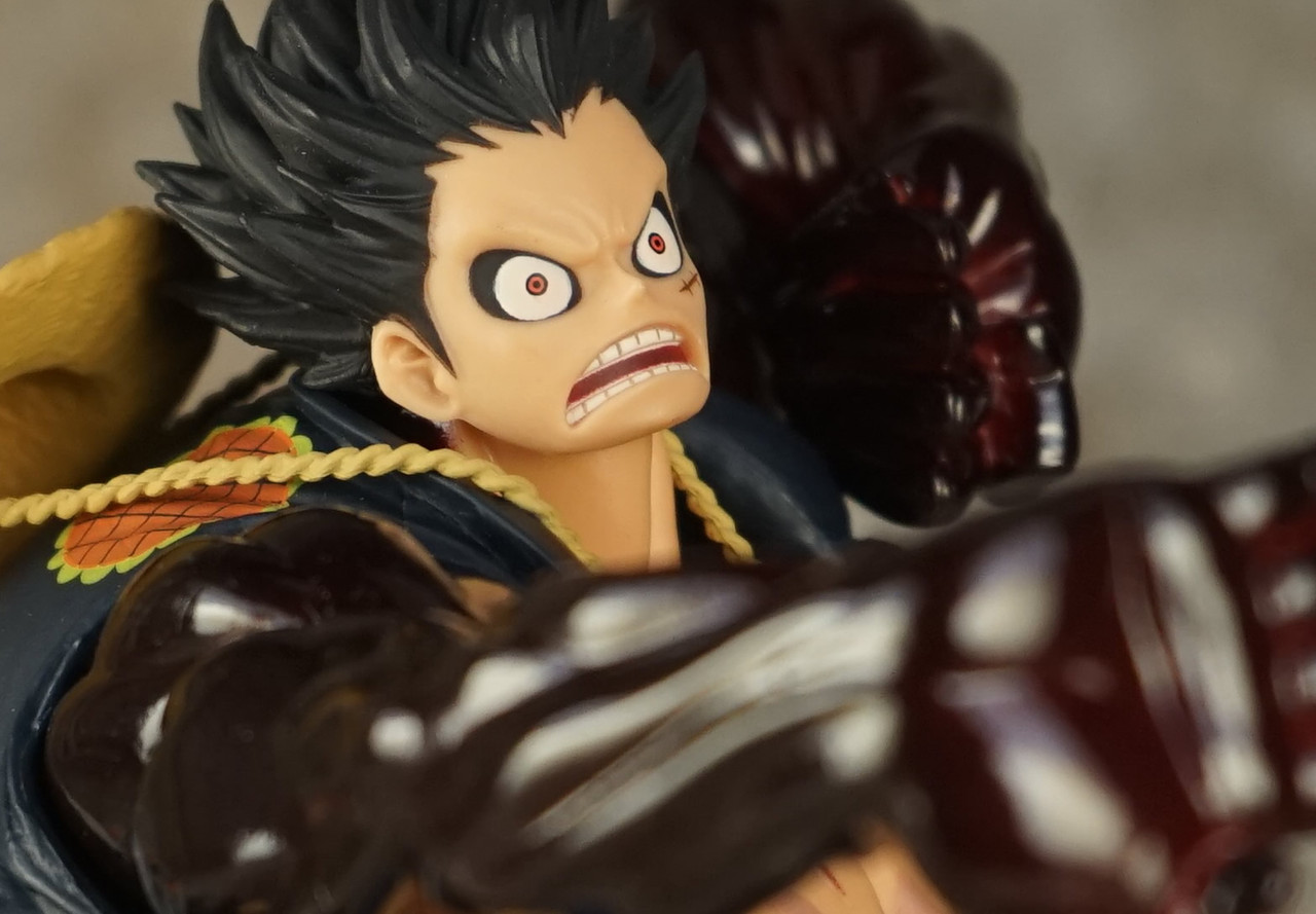 Luffy Gear 4 ของแท้ JP แมวทอง - Scultures Banpresto [โมเดลวันพีช]