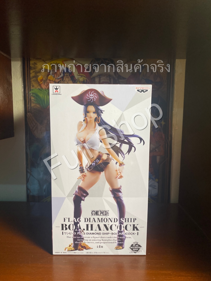 Boa Hancock ของแท้ JP แมวทอง - Flag Diamond Ship Banpresto [โมเดลวันพีช]