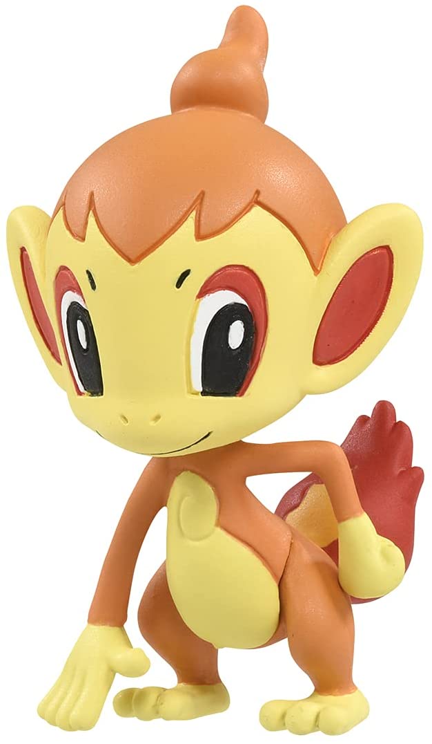 Chimchar ของแท้ JP - Monster Collection Takara Tomy [โมเดลโปเกมอน]