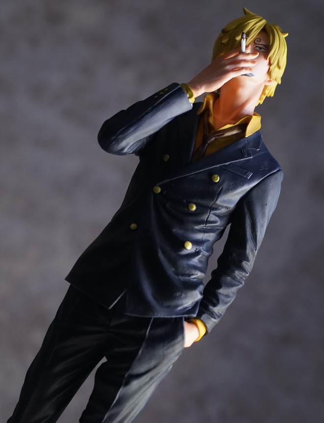 Sanji ของแท้ JP แมวทอง - King of Artist Banpresto [โมเดลวันพีช]