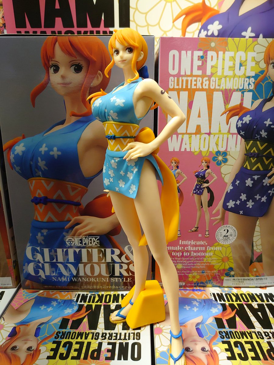 Nami Wanokuni Style ของแท้ JP แมวทอง - Glitter & Glamours Banpresto [โมเดลวันพีช]