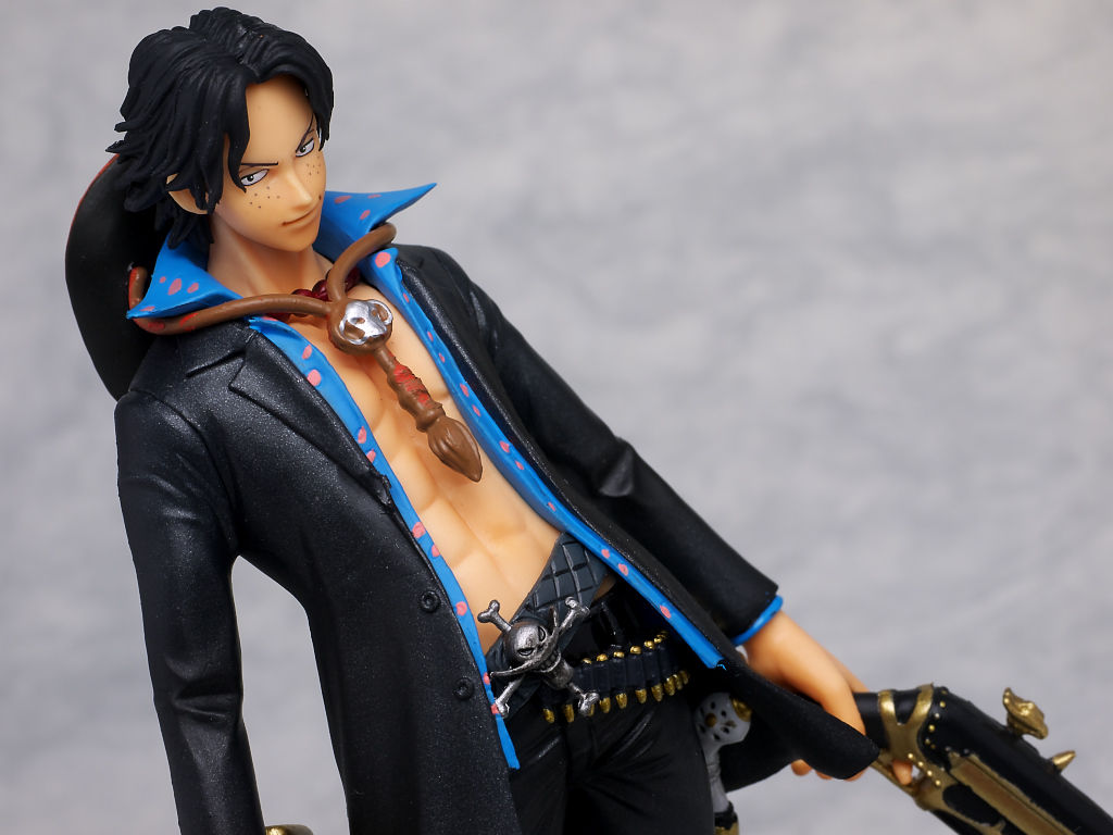 Ace Strong World ของแท้ JP แมวทอง - Figuarts Zero Bandai [โมเดลวันพีช]