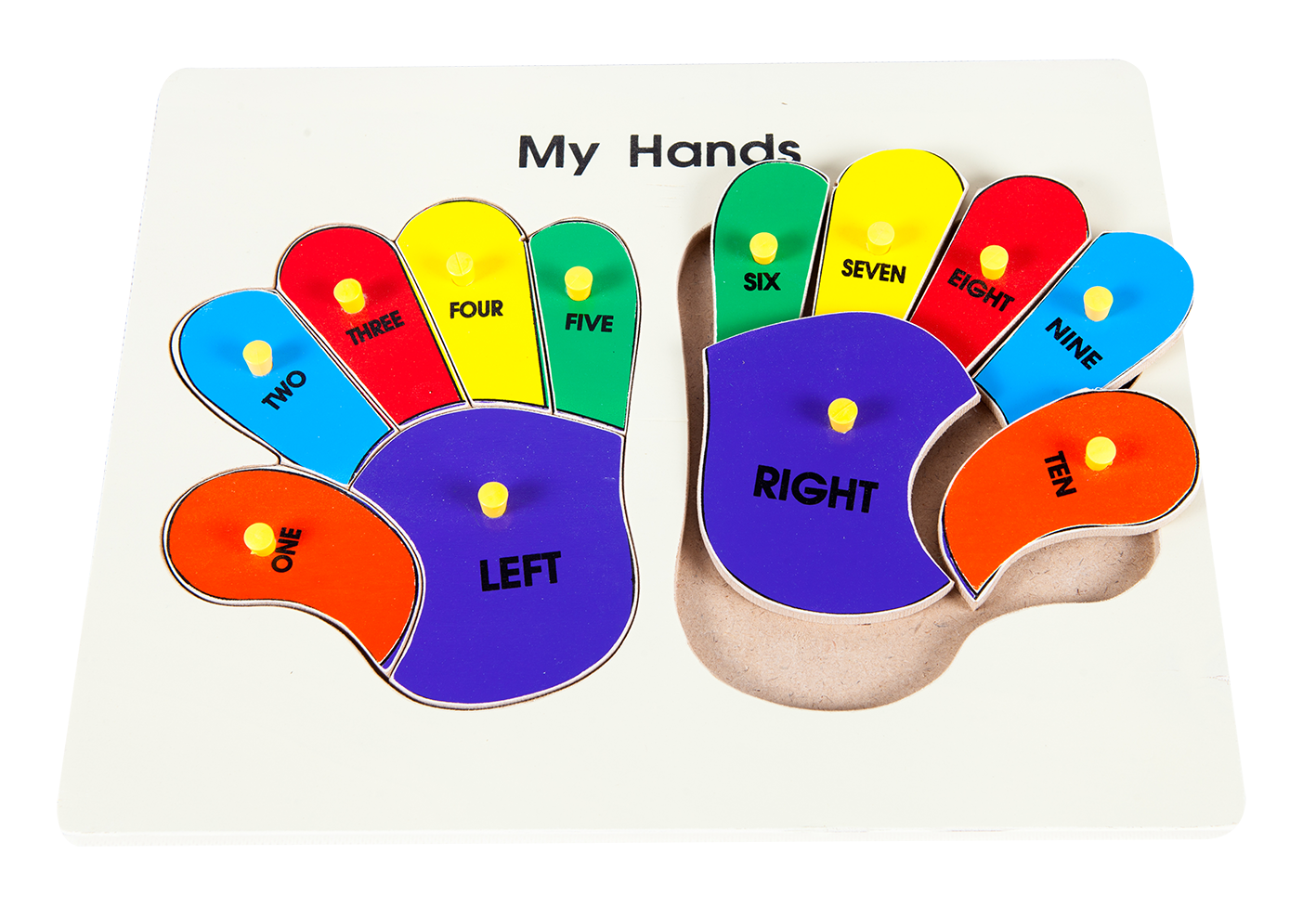 มือของฉัน , ของเล่นไม้, ของเล่นเสริมพัฒนาการ, ของเล่นเด็กอนุบาล, สื่อการสอนเด็กอนุบาล