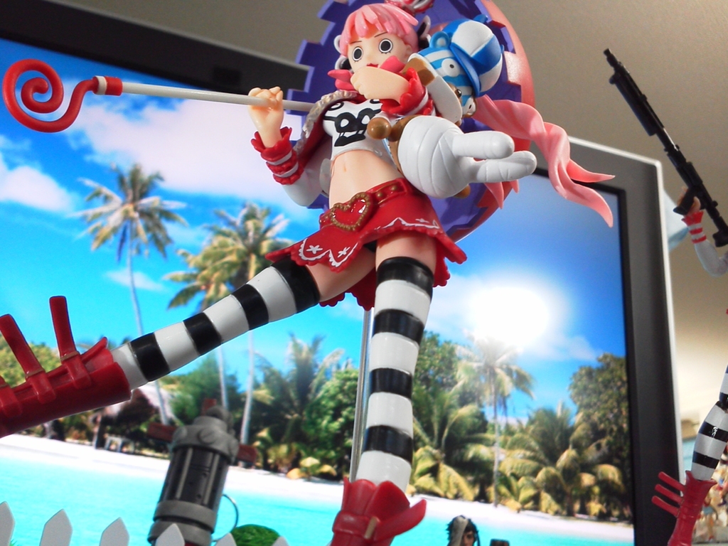 Perona ของแท้ JP แมวทอง - Scultures Banpresto [โมเดลวันพีช]