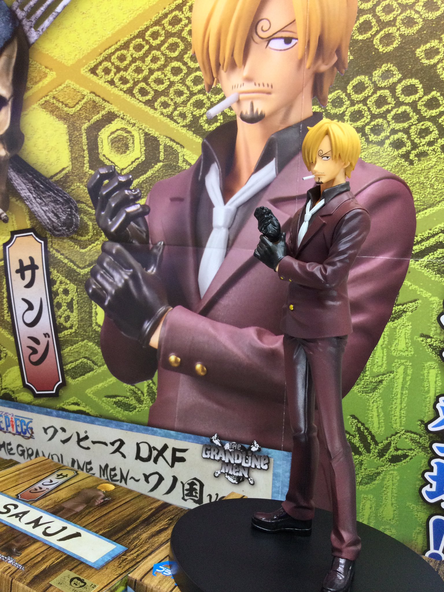Sanji Wano ของแท้ JP แมวทอง - Grandline Men Banpresto [โมเดลวันพีช]