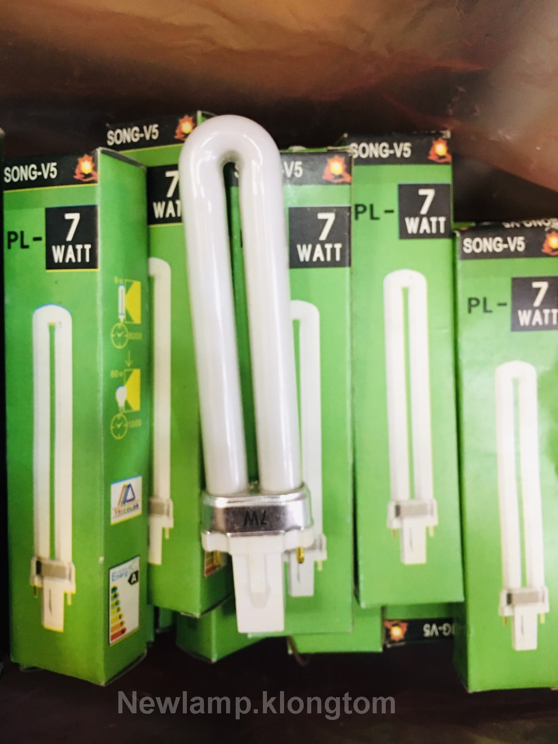 หลอดตะเกียบ 7w