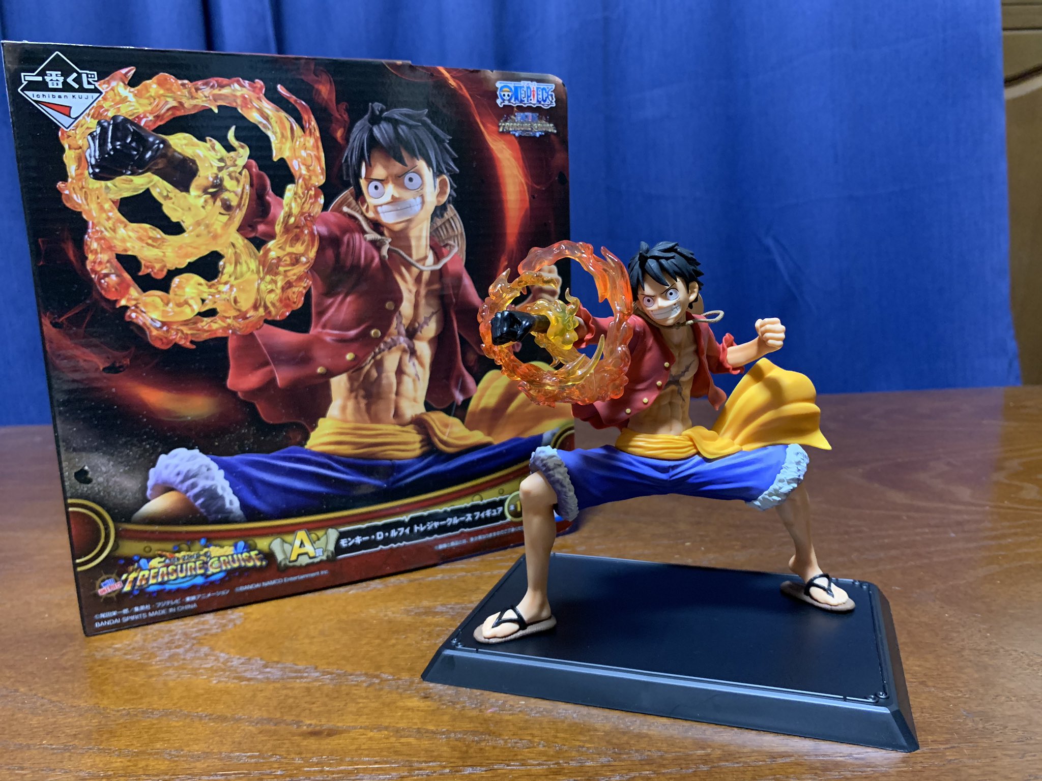 Luffy ของแท้ JP แมวทอง - Ichiban Kuji Banpresto [โมเดลวันพีช]