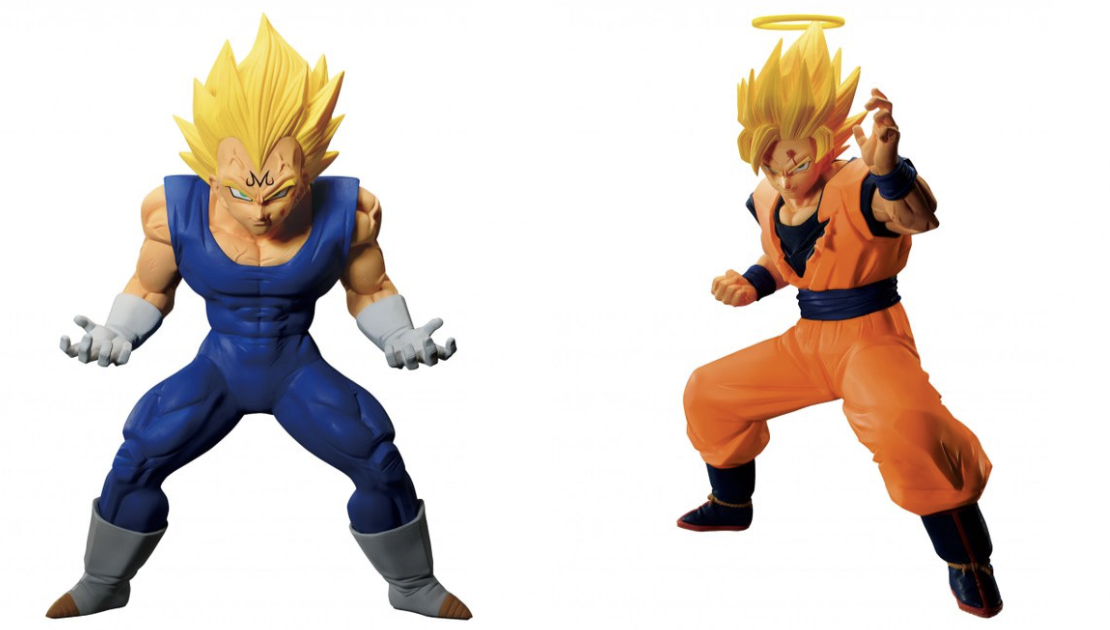 Goku & Vegeta ของแท้ JP แมวทอง - Match Makers Banpresto [โมเดลดราก้อนบอล] (2 ตัว)