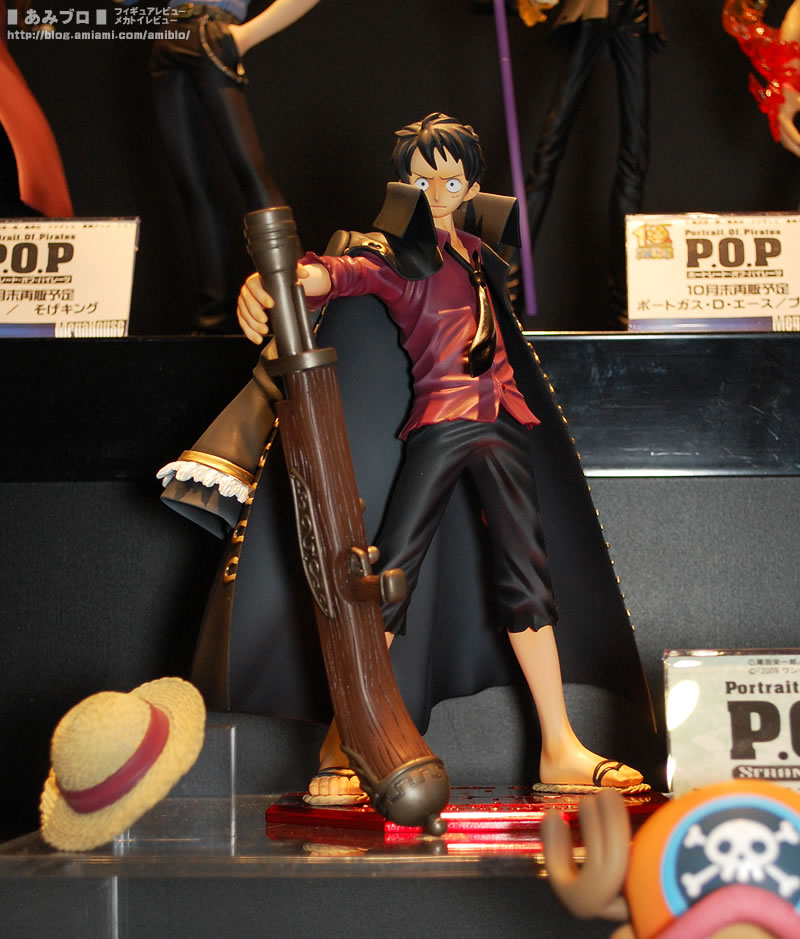 Luffy Strong World ของแท้ JP แมวทอง - POP Megahouse [โมเดลวันพีช]