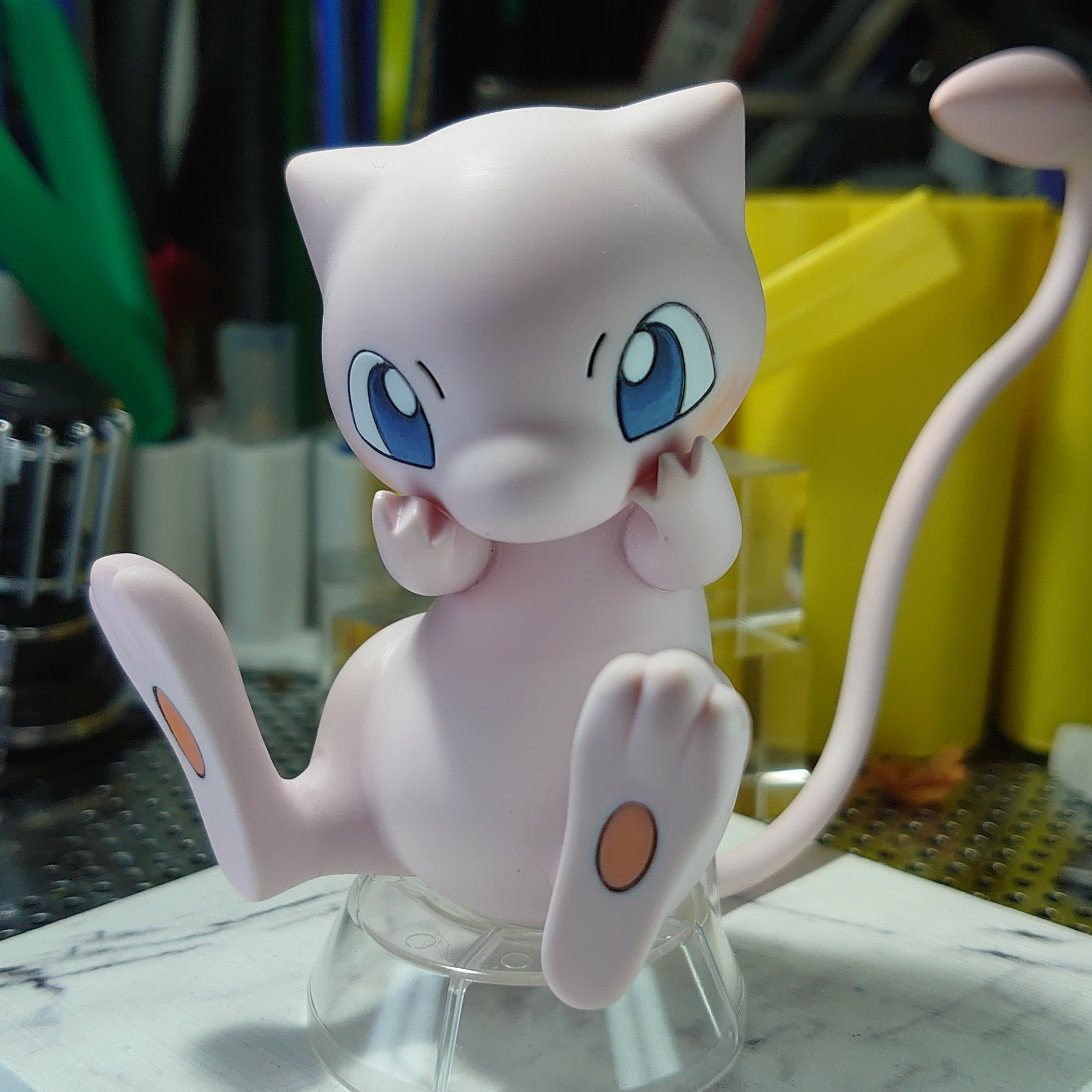 Mew (แบบประกอบ) ของแท้ JP - Pokemon Plamo Bandai [โมเดลโปเกมอน]