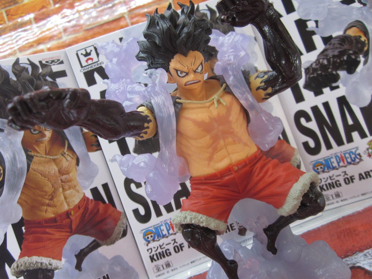 Luffy Gear 4 Snake Man ของแท้ JP แมวทอง - King of Artist Banpresto [โมเดลวันพีช]