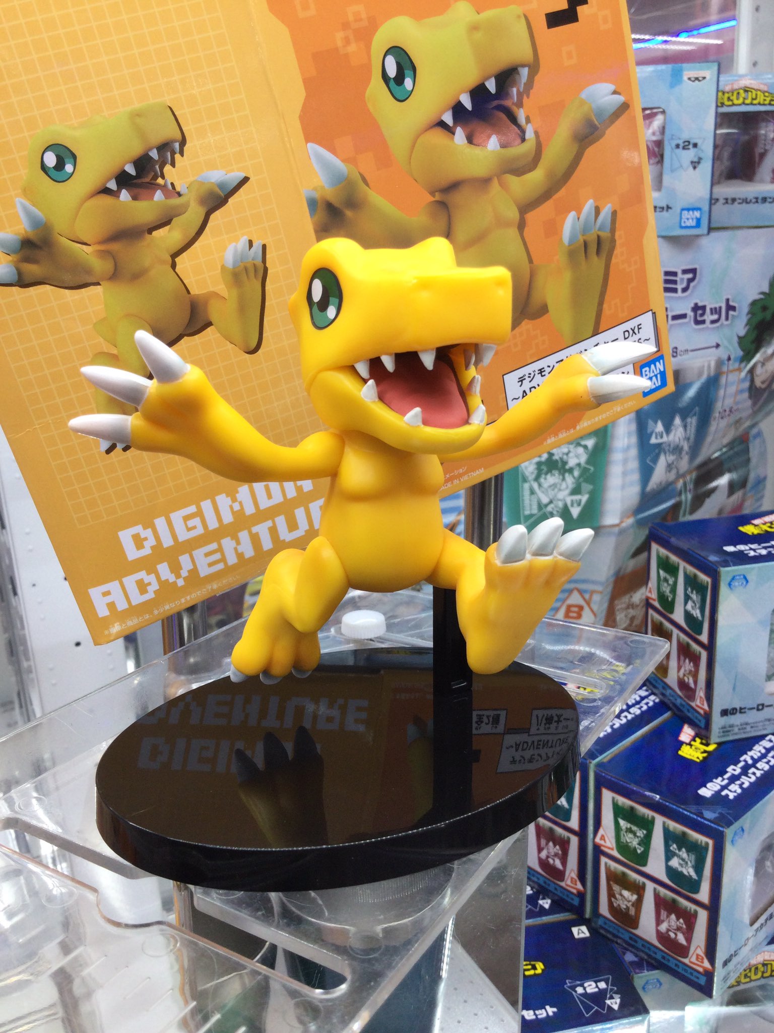 Agumon ของแท้ JP - DXF Adventure Archives Banpresto [โมเดลดิจิมอน]
