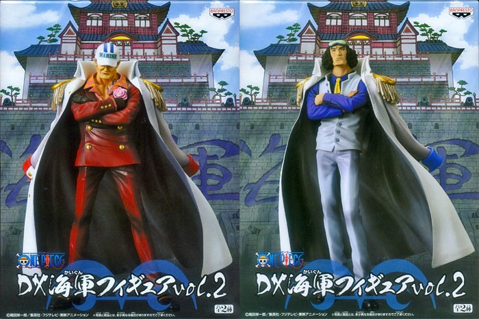 Marine Admiral Set ของแท้ JP แมวทอง - DX Banpresto [โมเดลวันพีช] (4 ตัว)