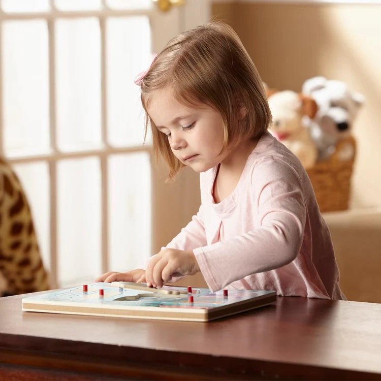 จิ๊กซอว์เด็ก มีเสียง มีหมุดจับ รุ่นเครื่องดนตรี,Melissa & Doug Music Sound Puzzle , ของเล่นเสริมพัฒนาการ, ของเล่นเด็ก,สื่อการสอน,พร้อมส่ง